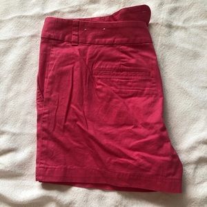 Loft Hot Pink Linen Shorts